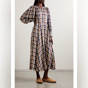 NWT Doen Harlow Dress in Belleville Plaid